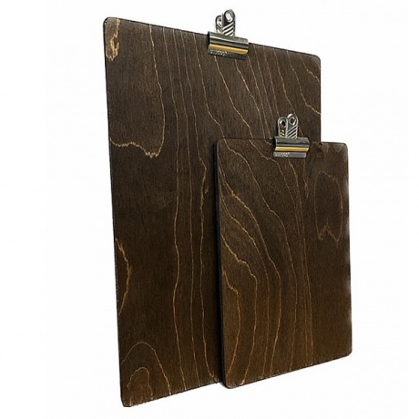 Wooden Menu Clipboard - Removable Clip